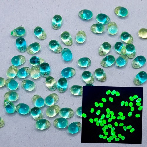 50pcs vintage uranium glass - 50pcs,