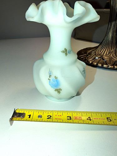 Vintage fenton blue roses - vintage,