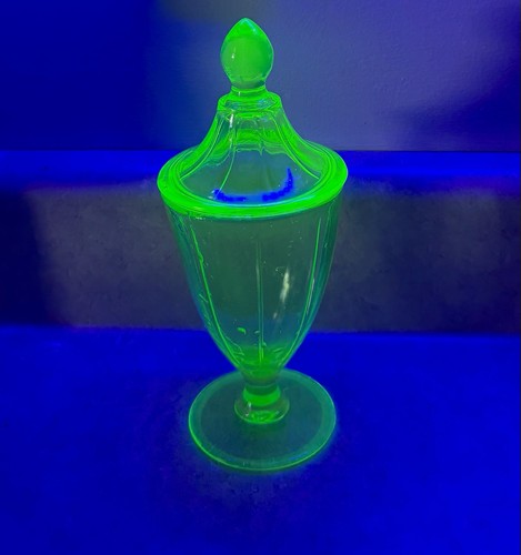 Vintage green depression glass - vintage,