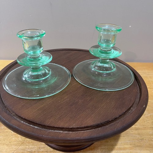 Vtg art deco green - art,